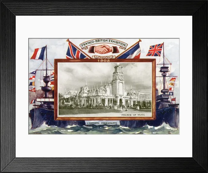 Framed Print : Franco-British Exhibition, White City - Palace of Music Framed Print : Franco-British Exhibition, White City - Palace of Music