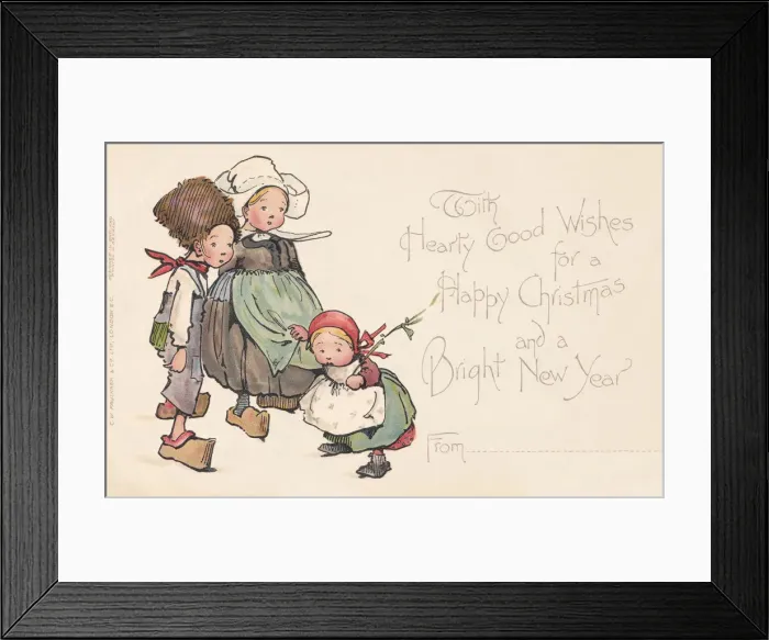 Framed Print : Picture Postcard - Humour Framed Print : Picture Postcard - Humour