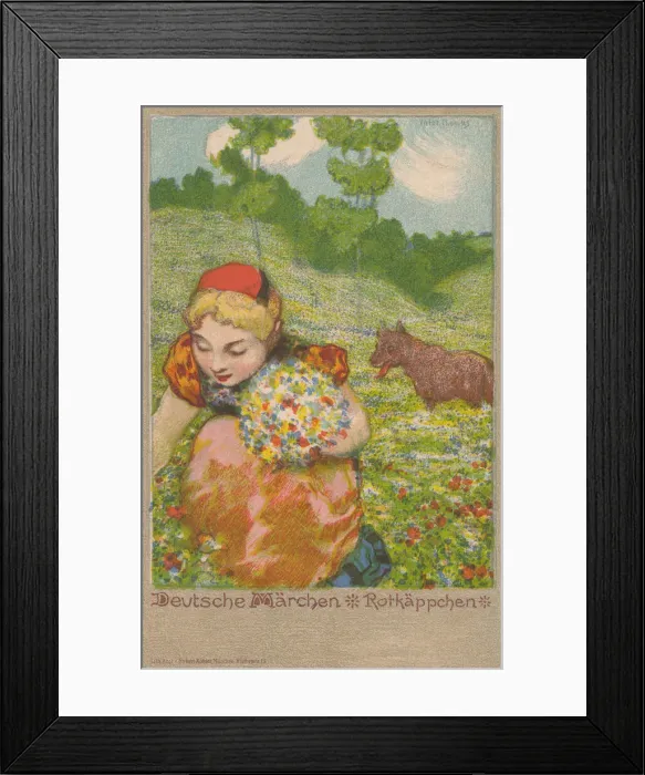 Framed Print : Red Riding Hood Framed Print : Red Riding Hood