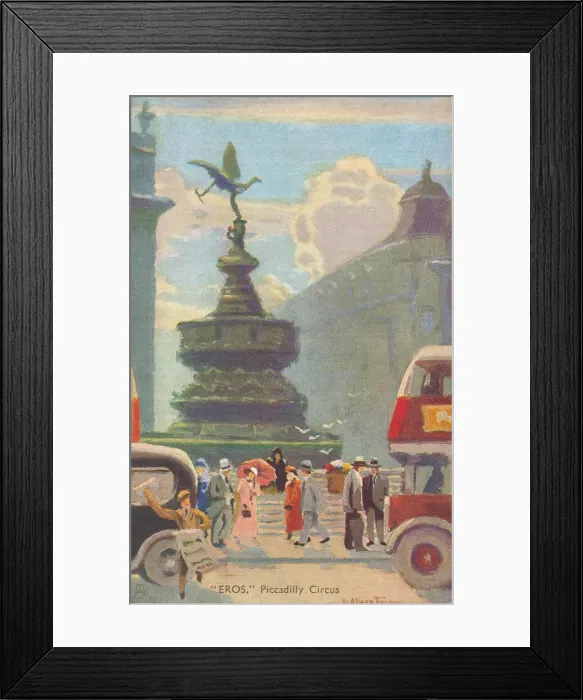 Framed Print : Piccadilly Circus Framed Print : Piccadilly Circus