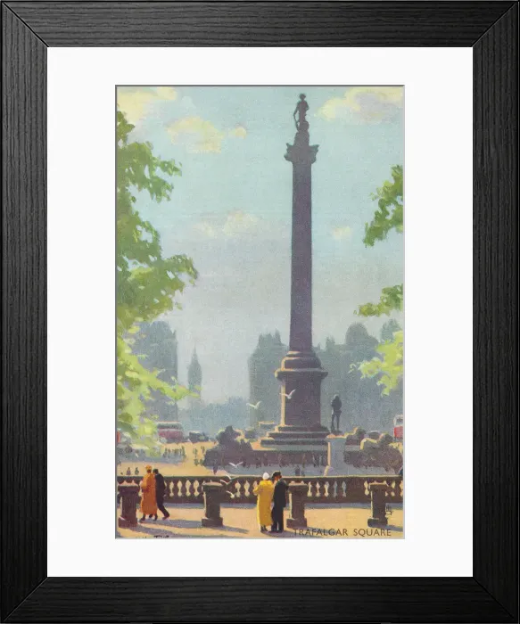 Framed Print : Nelsons Column Framed Print : Nelsons Column