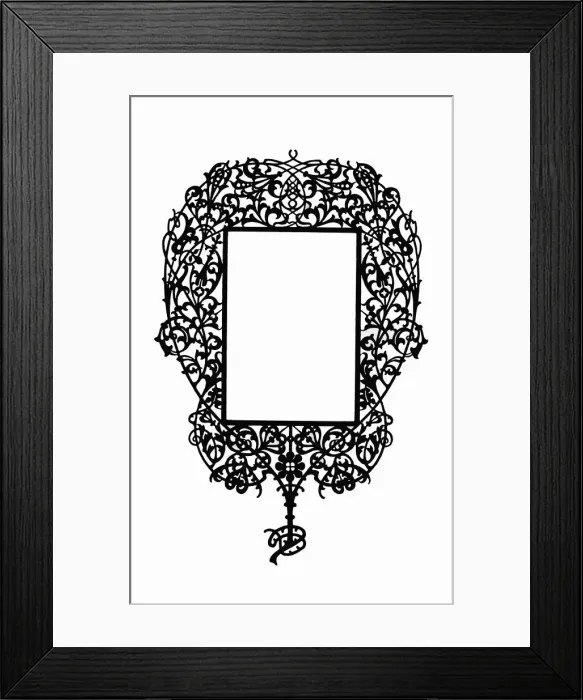 Framed Print : Art Nouveau Border Framed Print : Art Nouveau Border