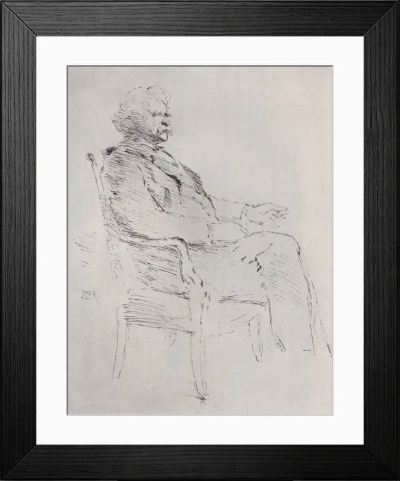 Framed Print : Mark Twain Framed Print : Mark Twain