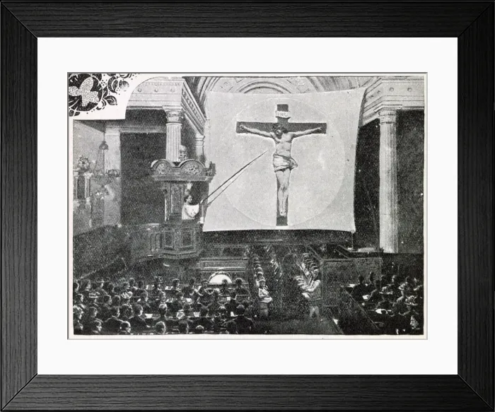 Framed Print : Rev. W. Carlile found of the Church Army, lantern slide Framed Print : Rev. W. Carlile found of the Church Army, lantern slide