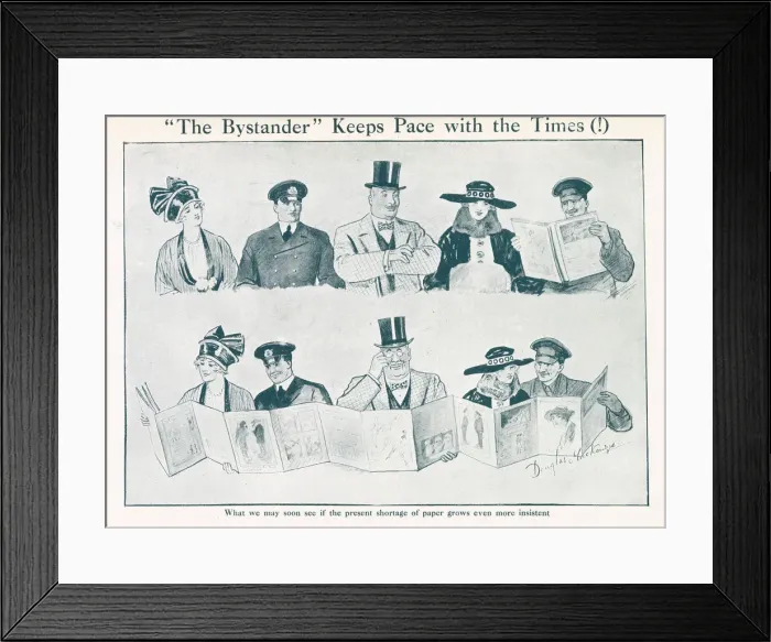 Framed Print : The Bystander - keeps pace with the times Framed Print : The Bystander - keeps pace with the times