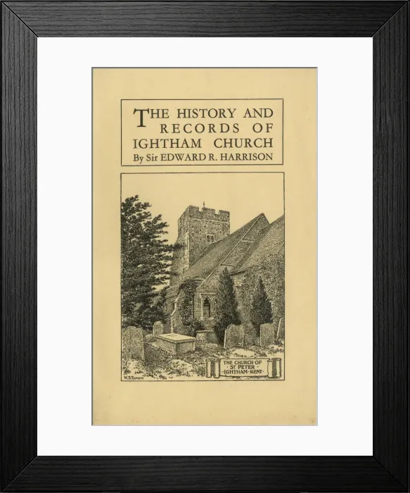 Framed Print : The Church of St. Peter at Ightham, Kent Framed Print : The Church of St. Peter at Ightham, Kent