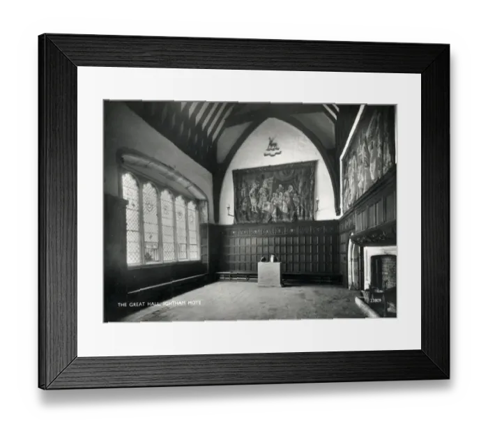 Framed Print : Ightham Mote, Kent - The Great Hall Framed Print : Ightham Mote, Kent - The Great Hall