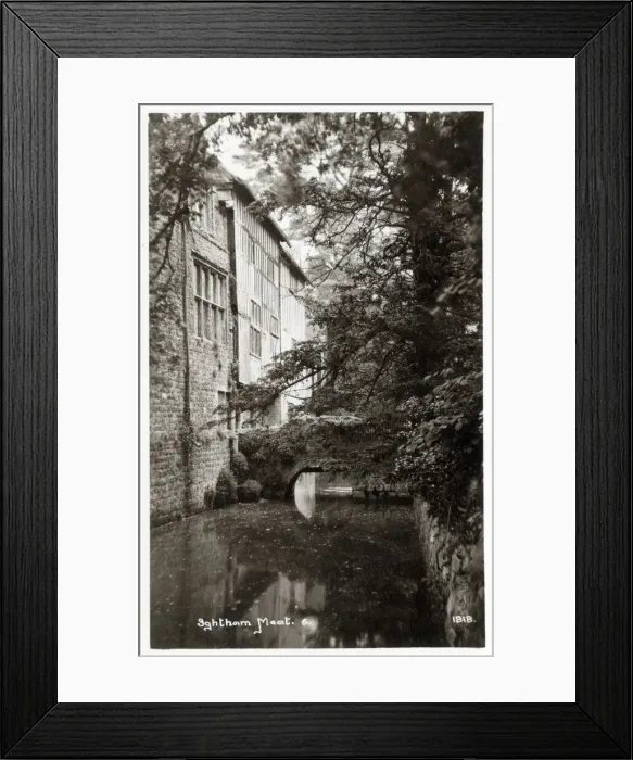 Framed Print : Ightham Mote, Kent - The Moat Framed Print : Ightham Mote, Kent - The Moat