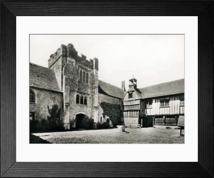 Framed Print : Ightham Mote, Kent - The Courtyard Framed Print : Ightham Mote, Kent - The Courtyard