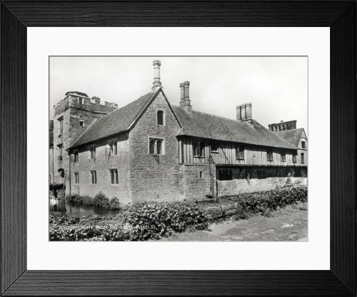 Framed Print : Ightham Mote, Kent - View from the South West Framed Print : Ightham Mote, Kent - View from the South West