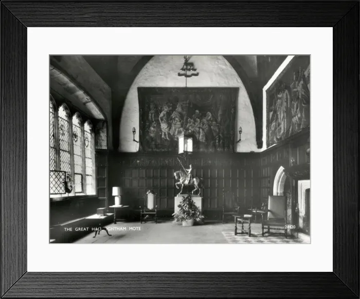 Framed Print : Ightham Mote, Kent - The Great Hall Framed Print : Ightham Mote, Kent - The Great Hall