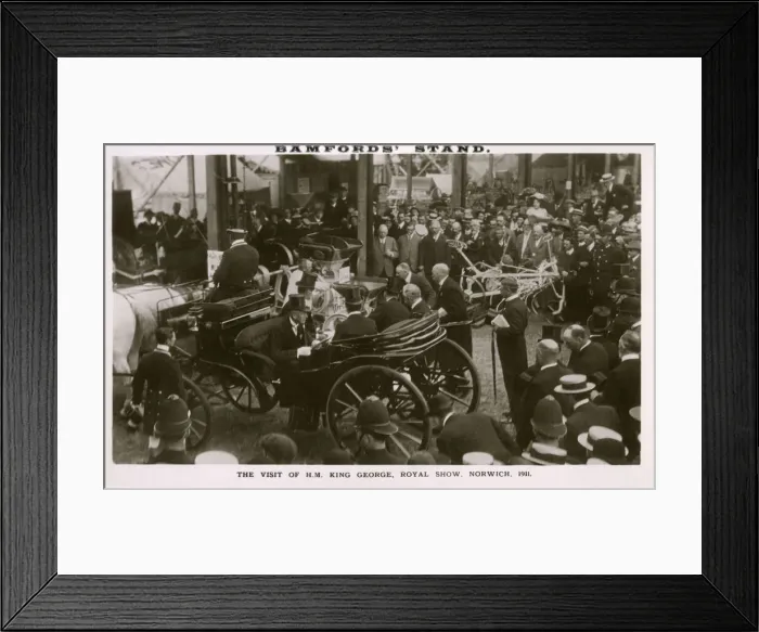 Framed Print : King George V (1865-1936) - Coronation Souvenir postcard - June 22 Framed Print : King George V (1865-1936) - Coronation Souvenir postcard - June 22