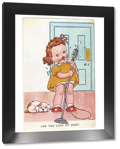 WW2 era - Comic Postcard - For the love of Mike
