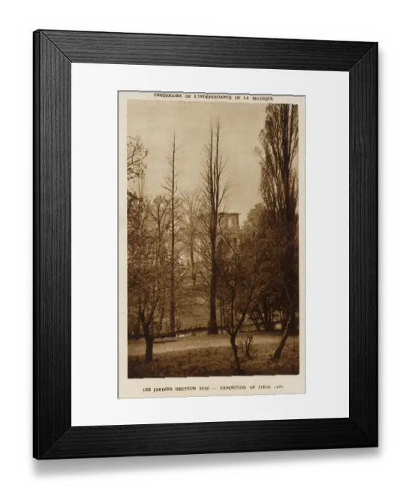 Framed Print : Exposition Internationale de Liege - The Centenary of Belgian Independence in 1930 - Framed Print : Exposition Internationale de Liege - The Centenary of Belgian Independence in 1930 -