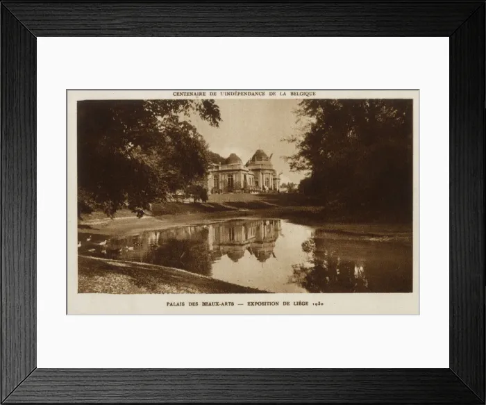 Framed Print : Exposition Internationale de Liege - The Centenary of Belgian Independence in 1930 - Framed Print : Exposition Internationale de Liege - The Centenary of Belgian Independence in 1930 -