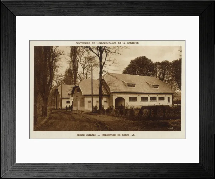 Framed Print : Exposition Internationale de Liege - The Centenary of Belgian Independence in 1930 Framed Print : Exposition Internationale de Liege - The Centenary of Belgian Independence in 1930