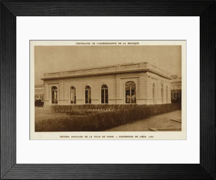 Framed Print : Exposition Internationale de Liege - The Centenary of Belgian Independence in 1930 Framed Print : Exposition Internationale de Liege - The Centenary of Belgian Independence in 1930