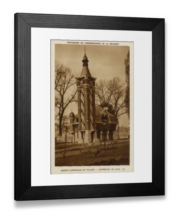 Framed Print : Exposition Internationale de Liege - The Centenary of Belgian Independence in 1930 Framed Print : Exposition Internationale de Liege - The Centenary of Belgian Independence in 1930