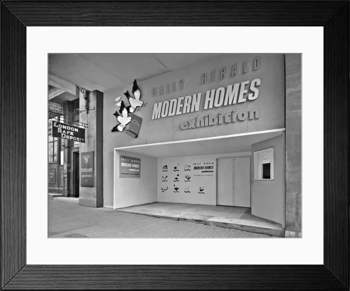 Framed Print : The Daily Herald Modern Homes Exhibition