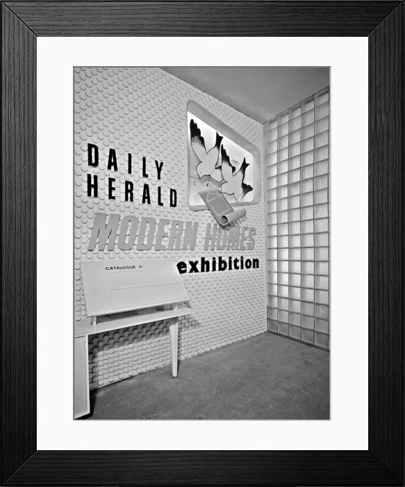 Framed Print : The Daily Herald Modern Homes Exhibition Framed Print : The Daily Herald Modern Homes Exhibition
