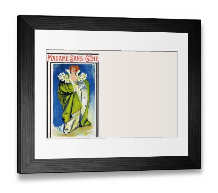 Framed Print : Madame Sans-Gene by Victorien Sardou and Emile Moreau Framed Print : Madame Sans-Gene by Victorien Sardou and Emile Moreau