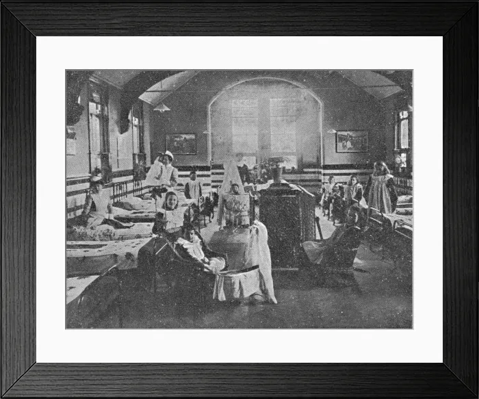 Framed Print : Bradstock Lockett Hospital Home Framed Print : Bradstock Lockett Hospital Home