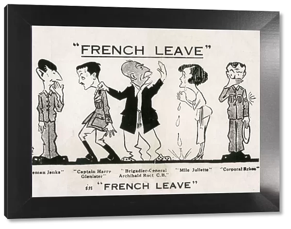 French Leave, by Reginald Berkeley, touring play, at the Opera House, Buxton, Derbyshire
