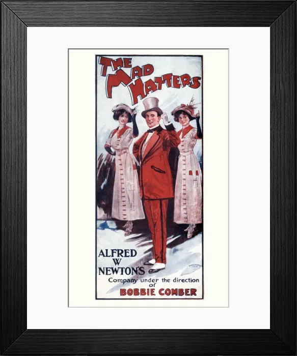 Framed Print : The Mad Hatters, Grand Pier, Weston-Super-Mare, Alfred W Newtons Company under Framed Print : The Mad Hatters, Grand Pier, Weston-Super-Mare, Alfred W Newtons Company under