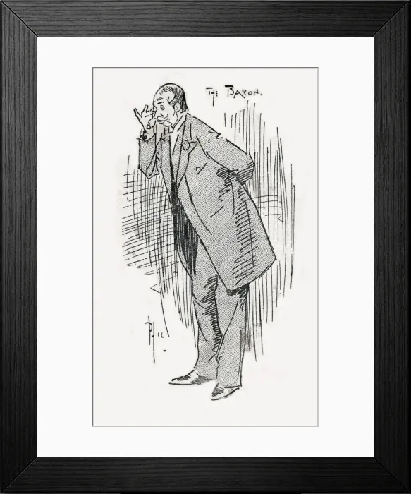 Framed Print : The Baron, in L Enfant Prodigue, a musical play without words Framed Print : The Baron, in L Enfant Prodigue, a musical play without words