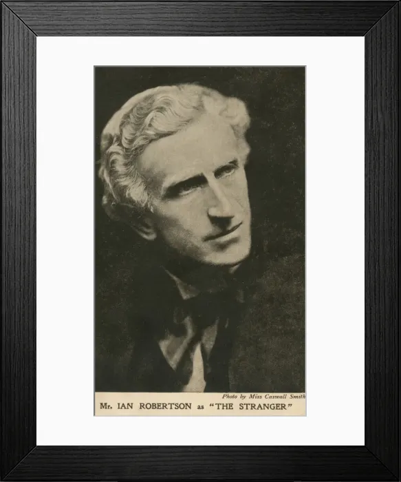 Framed Print : Ian Robertson as The Stranger in The Passing of the Third Floor Back, Grand Theatre Framed Print : Ian Robertson as The Stranger in The Passing of the Third Floor Back, Grand Theatre