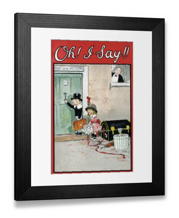 Framed Print : Oh! I Say!! by Sydney Blow and Douglas Hoare, at the Pavilion Theatre, Weymouth Framed Print : Oh! I Say!! by Sydney Blow and Douglas Hoare, at the Pavilion Theatre, Weymouth