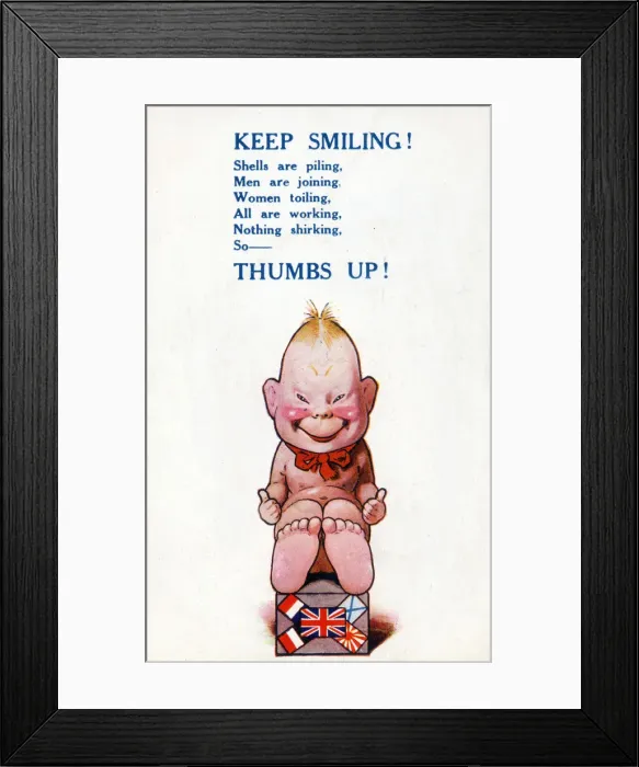 Framed Print : Keep smiling! Sheels are piling, Men are joining, Women toiling, All are working Framed Print : Keep smiling! Sheels are piling, Men are joining, Women toiling, All are working