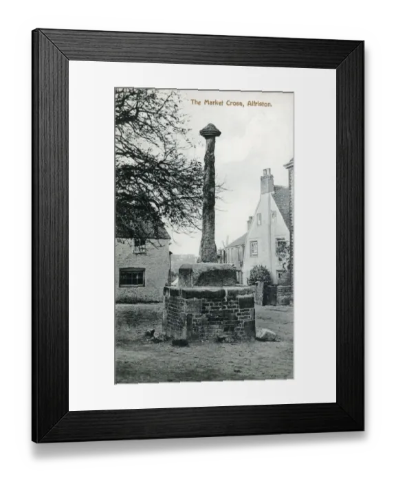 Framed Print : The Market Cross at Alfriston, East Sussex, England. Date: circa 1910s