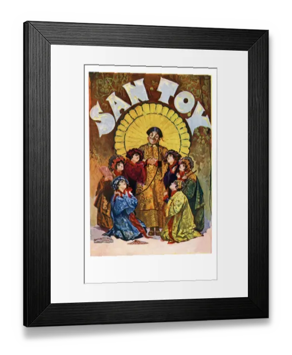 Framed Print : San Toy, musical comedy, first performed at Dalys Theatre, London, in 1899 Framed Print : San Toy, musical comedy, first performed at Dalys Theatre, London, in 1899