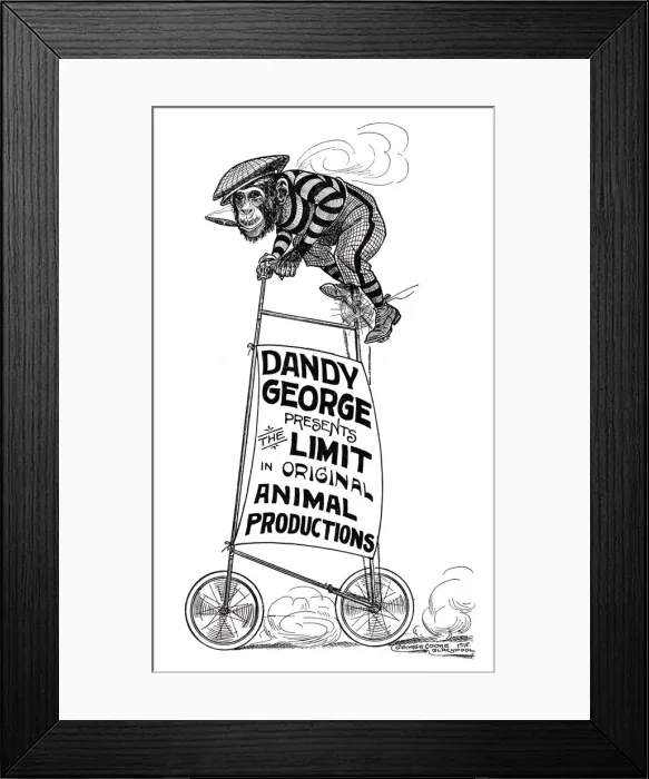 Framed Print : Dandy George presents The Limit in Original Animal Productions, Bedford Music Hall Framed Print : Dandy George presents The Limit in Original Animal Productions, Bedford Music Hall