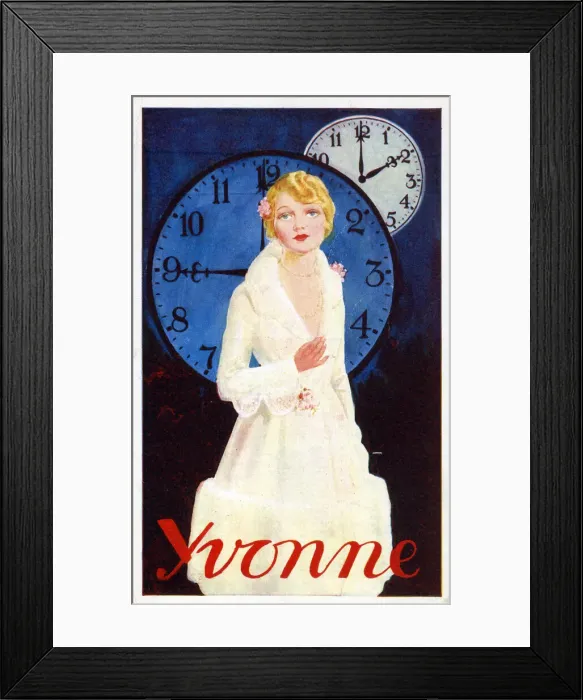 Framed Print : Yvonne as Astarte, the Goddess of the Moon, at Dalys Theatre, London Framed Print : Yvonne as Astarte, the Goddess of the Moon, at Dalys Theatre, London