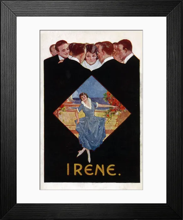 Framed Print : Irene, a musical comedy by James Montgomery, music by Harry Tierney