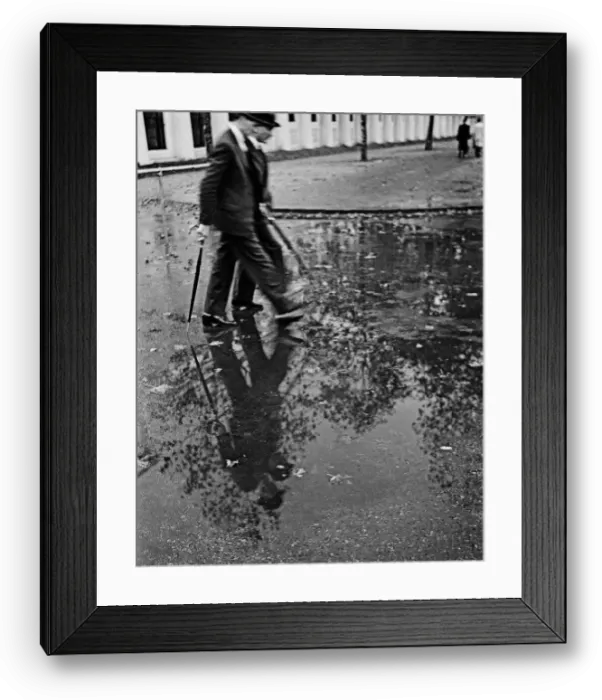 Framed Print : A wet day in the City of London Framed Print : A wet day in the City of London