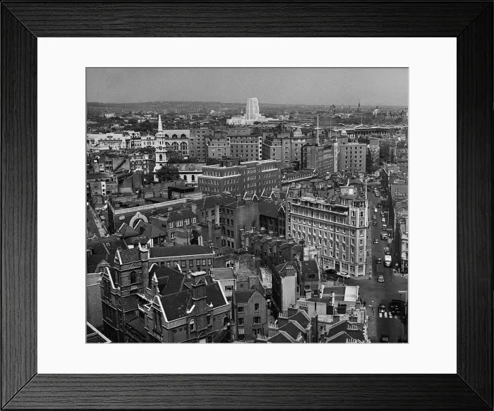 Framed Print : Aerial view of Central London Framed Print : Aerial view of Central London