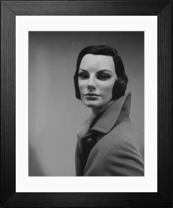 Framed Print : Mannequin in Aquascutum window, London Framed Print : Mannequin in Aquascutum window, London