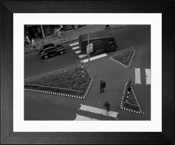 Framed Print : Town centre crossing, Bromley, Kent Framed Print : Town centre crossing, Bromley, Kent