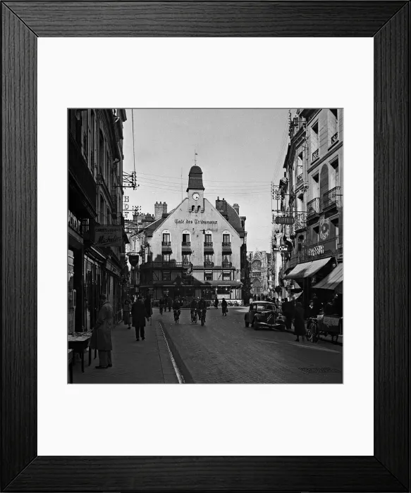 Framed Print : Town centre of Dieppe, France Framed Print : Town centre of Dieppe, France