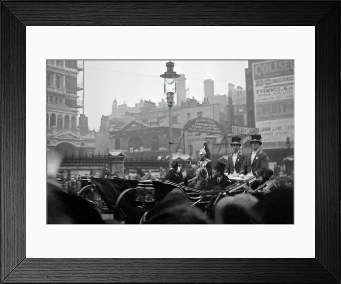 Framed Print : Duke of Gloucester wedding procession, London Framed Print : Duke of Gloucester wedding procession, London