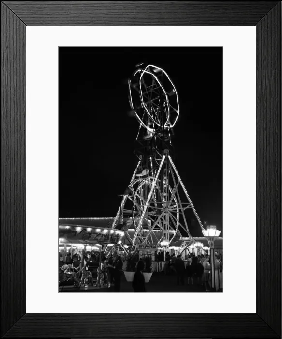 Framed Print : Fairground at night Framed Print : Fairground at night
