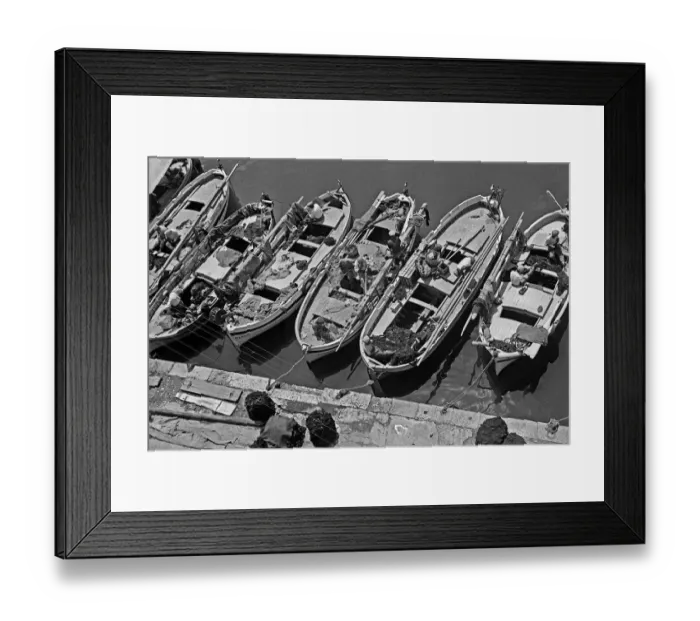 Framed Print : Fishing boats, Old Port area of Marseilles, France Framed Print : Fishing boats, Old Port area of Marseilles, France