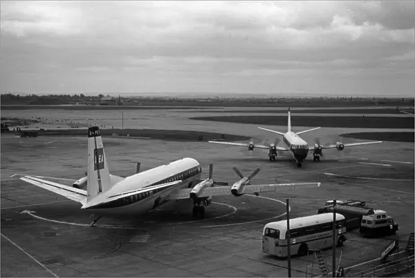 Heathrow Airport with BEA planes