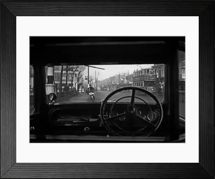 Framed Print : Parked car, Croydon, Surrey Framed Print : Parked car, Croydon, Surrey