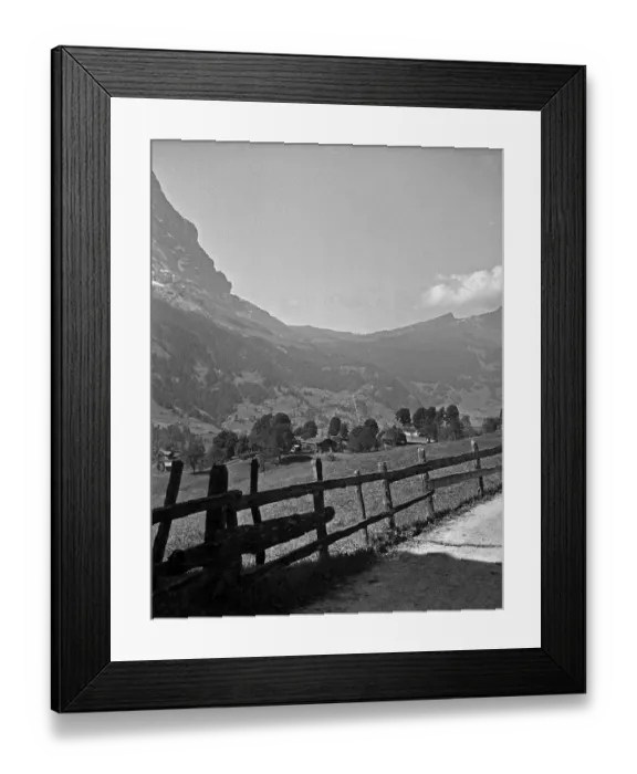 Framed Print : Pastoral scene, Grindelwald, Switzerland Framed Print : Pastoral scene, Grindelwald, Switzerland