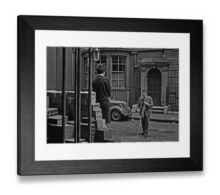 Framed Print : Photographer and model Framed Print : Photographer and model