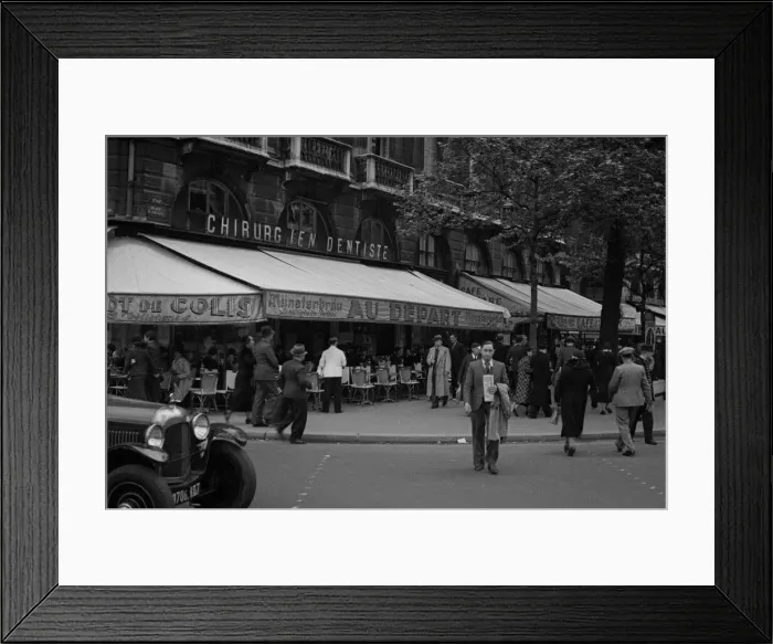 Framed Print : Place St Michel, Paris Framed Print : Place St Michel, Paris